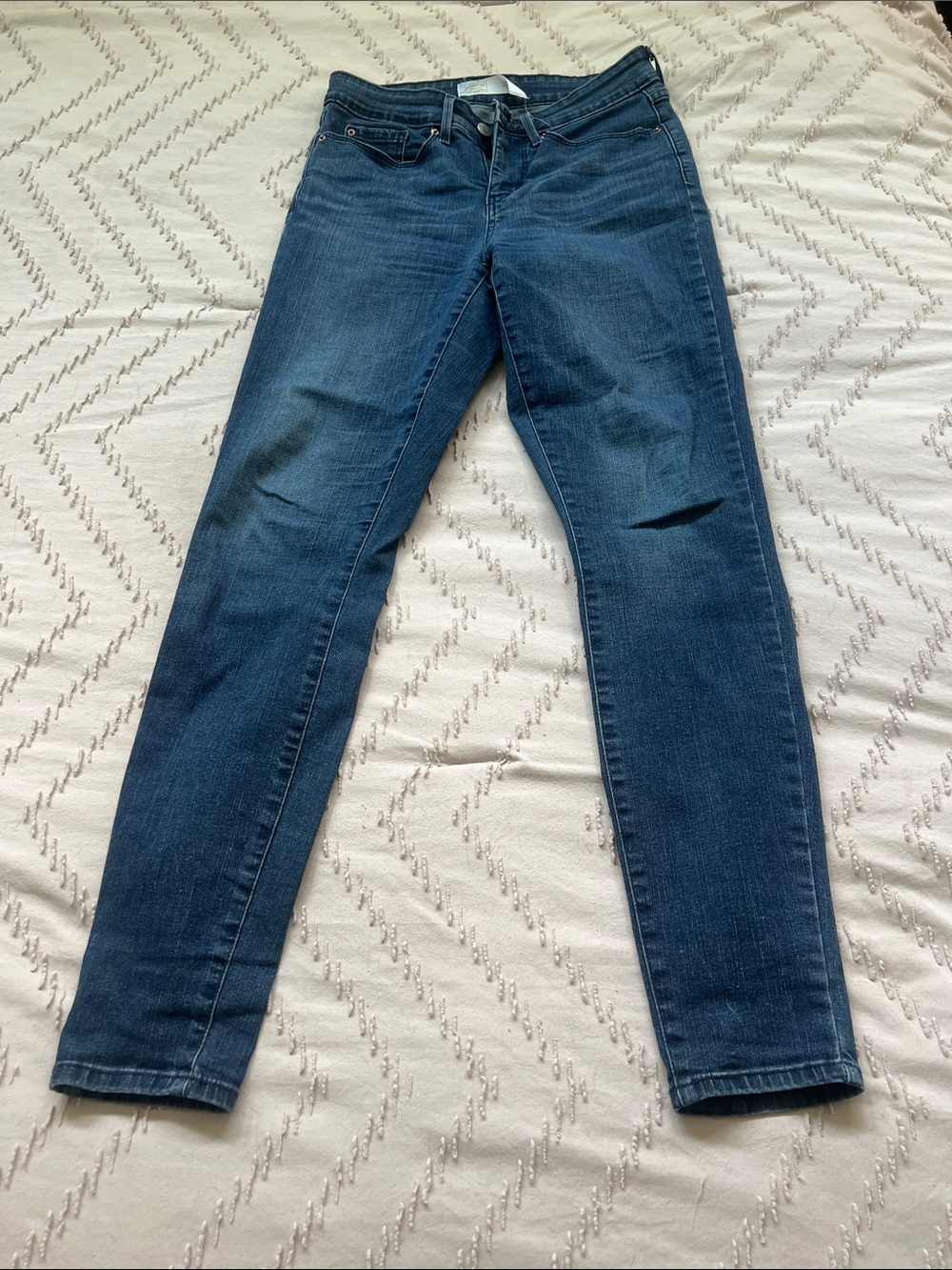 Signature by Levi Strauss Women's Dark Blue Skinny Jeans
